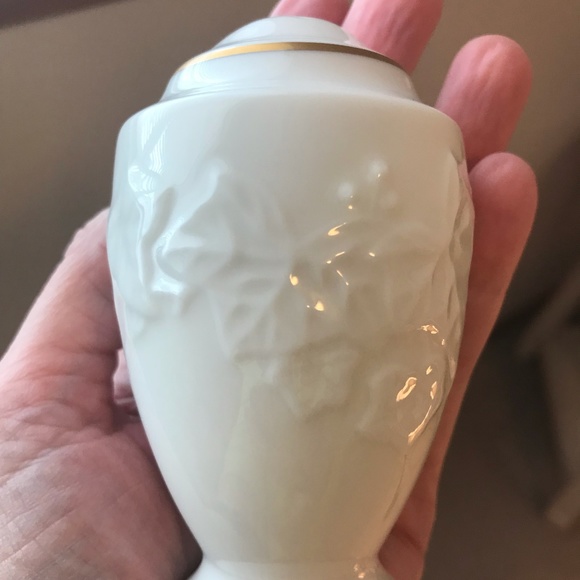 Noritake - Halls of Ivy (Gold Trim) - Salt & Pepper Set - Picture 4 of 7